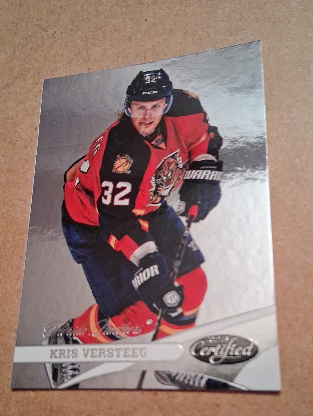 Certified Hockey Trading Card - Red/Black